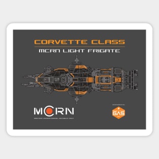 Corvette Class Light Frigate Magnet